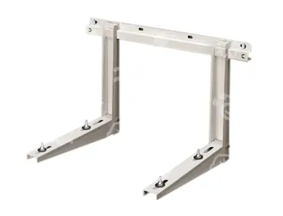 konzole s příčníkem L=650 mm,H=420 mm, P=800mm, nosnost 140 kg,bílá 9002, univerzální